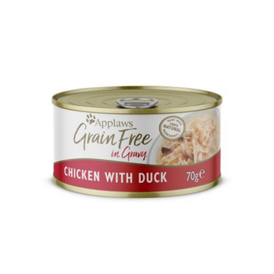 Applaws GF Wet Cat Food Chkn with Duck in Gravy 70g (Pack of 24)