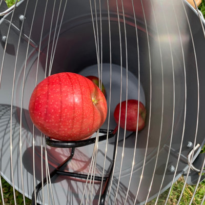 Apple Harvesting Collection Kit - Apple Picker Plus Rolling Collector - 8