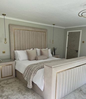 Tv bed beige hotsell