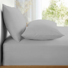 Appletree Pure 100% Pure Cotton Pair of Housewife Pillowcases
