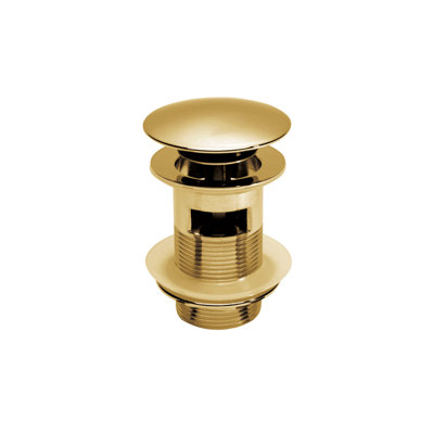 Apres Brushed Brass Mono Basin Mixer+Waste