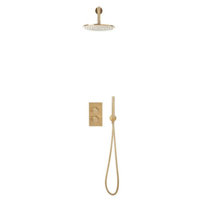 Apres Brushed Brass Round Handle