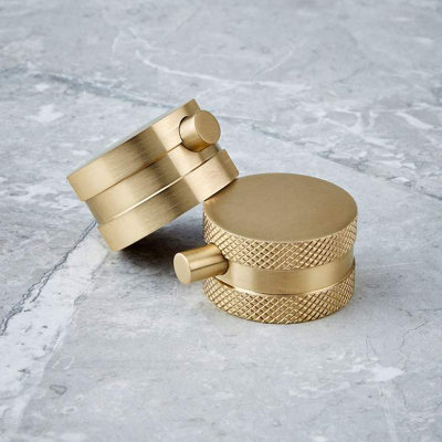 Apres Brushed Brass Twin Head Rigid Riser Shower Kit Thermostatic - 3