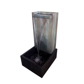 Aqua Creations Alcamo Fountain Mains Plugin Powered Water Feature with Protective Cover