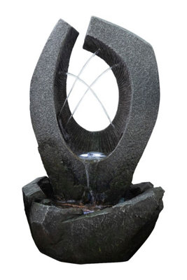 Aqua Creations Arbela Carved Rock Mains Plugin Powered Water Feature