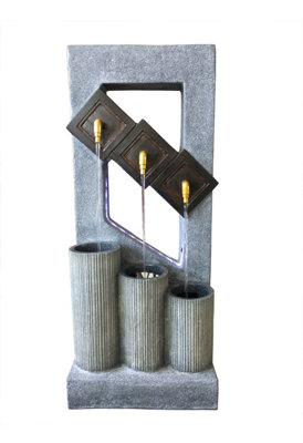 Aqua Creations Ashland Pouring Spouts Mains Plugin Powered Water Feature with Protective Cover