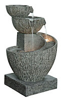 Aqua Creations Basildon Pouring Bowls Mains Plugin Powered Water Feature
