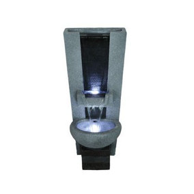 Aqua Creations Dumfries Cascade Mains Plugin Powered Water Feature with Protective Cover