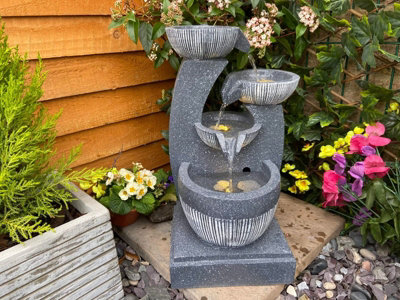 Aqua Creations Exmouth 3 Fall Mains Plugin Powered Water Feature with Protective Cover