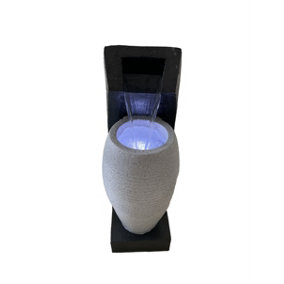 Aqua Creations Greenock Cascade Mains Plugin Powered Water Feature with Protective Cover