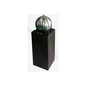 Aqua Creations Hamac Loreto Zinc Metal Mains Plugin Powered Water Feature with Protective Cover