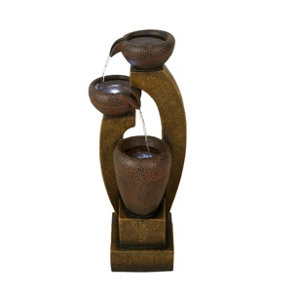 Aqua Creations Jackson Pouring Bowls Mains Plugin Powered Water Feature