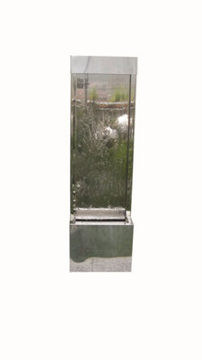 Aqua Creations Kiev Stainless Steel Mains Plugin Powered Water Feature with Protective Cover
