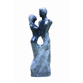 Aqua Creations Loving Granite Couple Mains Plugin Powered Water Feature with Protective Cover