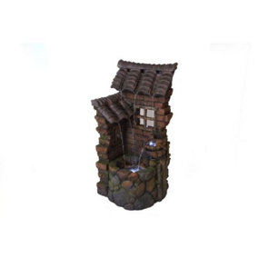 Aqua Creations Madison Country Cottage Mains Plugin Powered Water Feature with Protective Cover