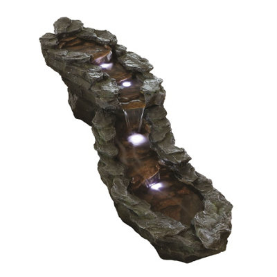 Aqua Creations Medium Slate River Mains Plugin Powered Water Feature