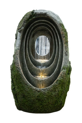 Aqua Creations Samara Rain Effect Mains Plugin Powered Water Feature with Protective Cover