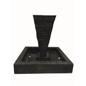 Aqua Creations Saqqara Fountain Mains Plugin Powered Water Feature with Protective Cover