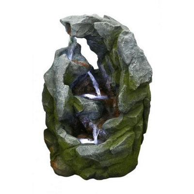 Aqua Creations Tranwell Rock Falls Solar Water Feature
