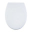 Aqua Family Friendly Toilet Seat Child Safe Anti Slam Soft Close Dual Seat One Button Quick Release Easy Clean