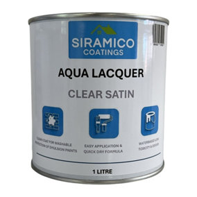 Aqua Lacquer - Clear Satin - Waterbased lacquer, low toxicity and no odour