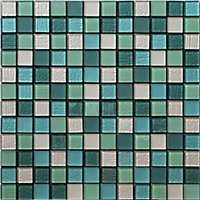Aqua Mix Self-Adhesive Mosaic Tile