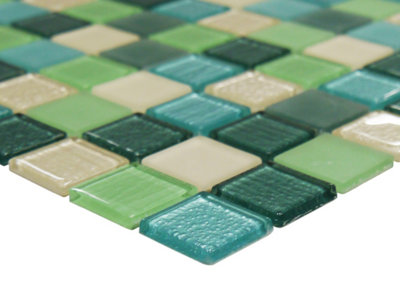 Aqua Mix Self-Adhesive Mosaic Tile - 3