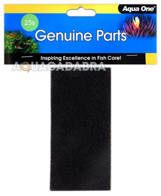 Aqua One Maxi 101F Sponge 25 Pack Ideal for Cleaning and Maintenance