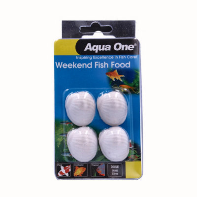 Aqua One Weekend Fish Food 20g Pack for Healthy Fish Nutrition