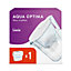 Aqua Optima Water Filter Jug  Liscia 2.5L & 1 x Evolve+ Filter (1 Month Pack)