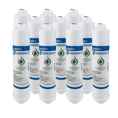 Aqua Quality Under Sink Replacement Water Filters (Pack of 10)