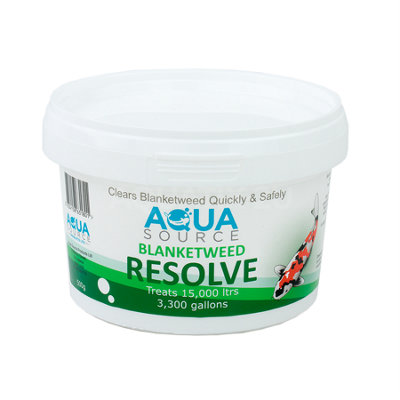 Aqua Source Blanketweed Resolve 500g Pond Green Clear Water Treatment String Algae Remover Koi Fish Safe