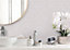 Aquabord PVC T&G Shower Wall Panels - Arezzo Quartz - Offer includes 1 panel, 1 tube adhesive, and 1 edge trim
