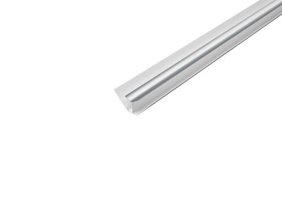 Aquaclad Internal Corner - Silver- For 8mm Bathroom Cladding | DIY At B&Q