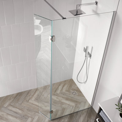 Aquadart Walk In Wet Room Shower Enclosure Screen 8mm - 700x2000mm - 5