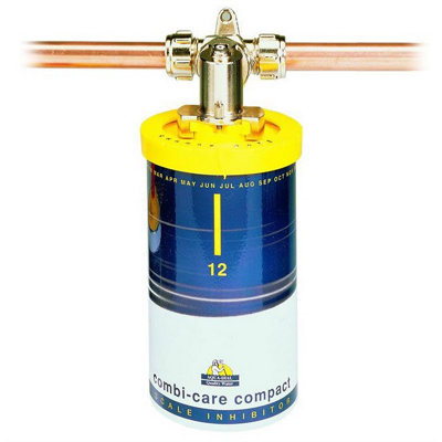 AquaDial Combicare Compact Scale Inhibitor 22MM Pipe Work Combi Care