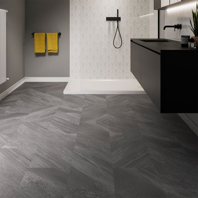 Aquafloor Himalayan Stone -Tongue and Groove Waterproof Flooring - Kitchen Flooring and Bathroom Flooring