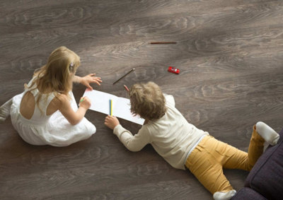 Aquafloor Thunder Oak - Tongue and Groove Waterproof Flooring - Kitchen Flooring and Bathroom Flooring