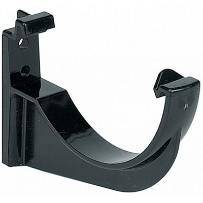 Aquaflow Black Round Gutter Bracket- PACK OF 5