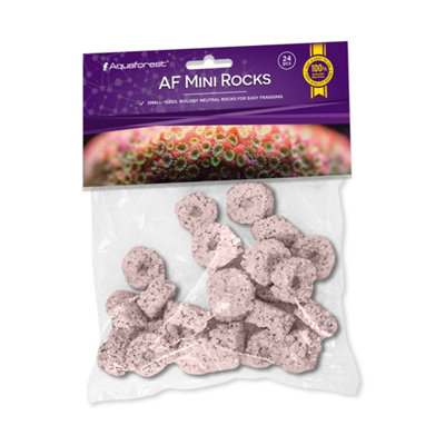 Aquaforest Aquarium Fish Tank Decor AF Mini Rocks Purple 24pcs