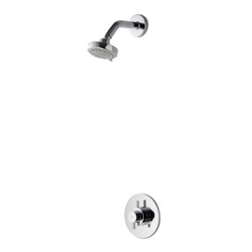 Aqualisa Aspire ASP001CF DL Concealed Thermostatic Mixer Shower With Fixed Head Chrome