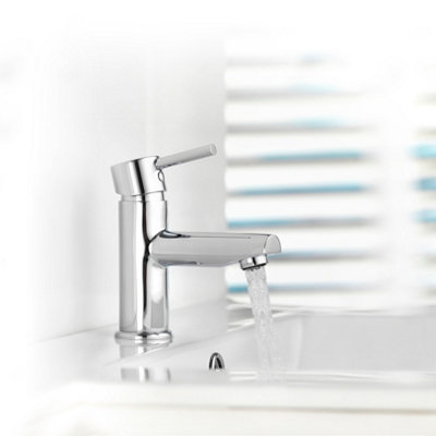 Aqualisa CB.LPT.19 Uptown Chrome Pillar Tap Large (Includes Click Clack Waste)