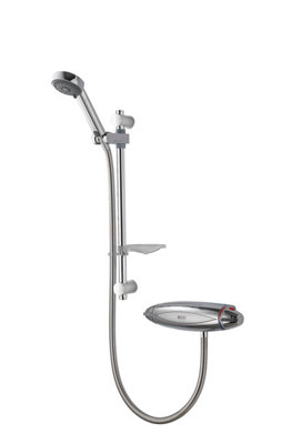 Aqualisa COLT001EA Colt Exposed Thermostatic Mixer Shower With Adjustable Head Chrome