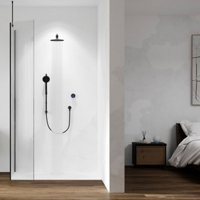 Aqualisa Smart Glo GLOMB.A2.BV.DVFW.23 Dual Outlet Smart Shower Riser ...
