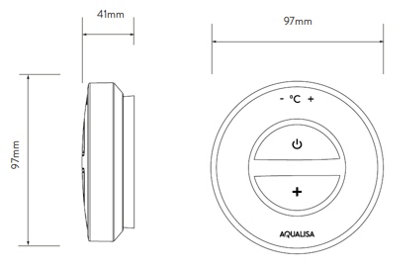 Aqualisa Unity Q Smart Shower - Concealed with Adjustable Head (Gravity Pumped)