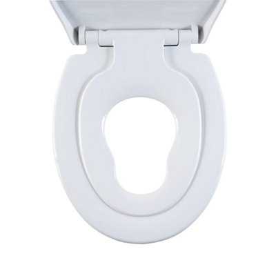 AQUALONA® Luxury Soft Close Toilet Seat - Moulded Wood - Stainless Steel Slow Close Hinges - Click, Lift & Clean Technology (Bamboo Toilet Seat)