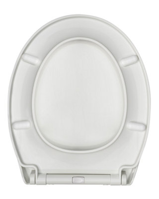 AQUALONA Thermoplastic Toilet Seat - with Soft Close and One Button Quick Release