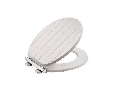 AQUALONA White Tongue & Groove - MDF Wood with Soft Close and One Button Quick Release Price Comparisons | Compare The Build
