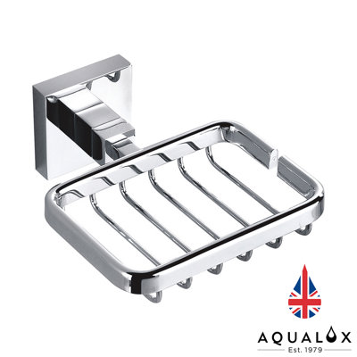 Aqualux Accessories Epsom Soap Basket DIY at B&Q