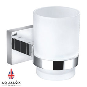 Aqualux Accessories Epsom Tumbler Holder with Glass